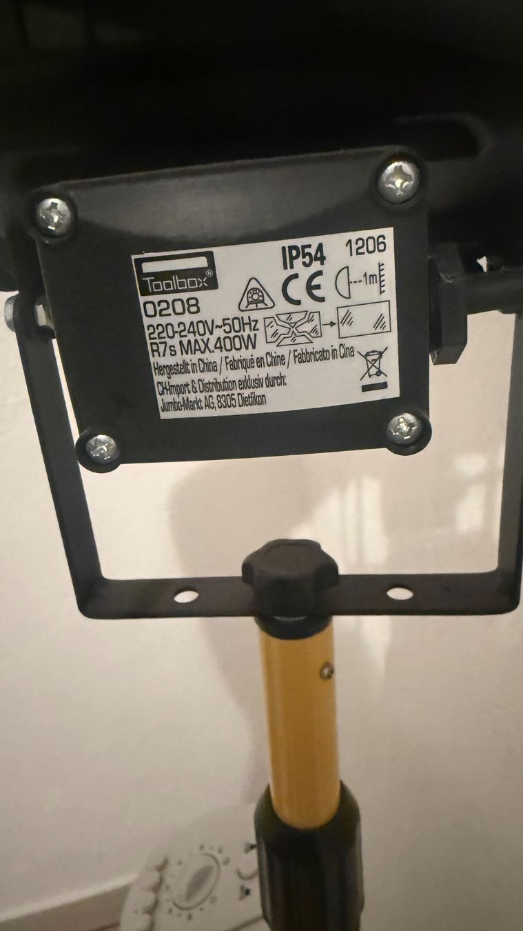 Lampes: Faretto Toolbox 400w trepiede regolabile – D'occasion à Monte Carasso par Ely67 5