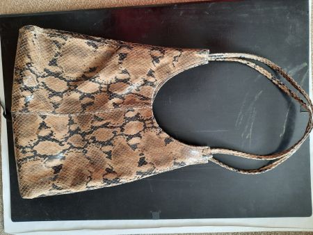 Handtasche aus kunst- Schlangenleder