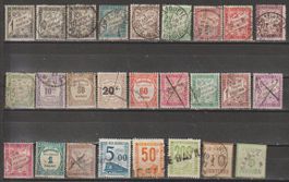 France Timbres fiscaux variés