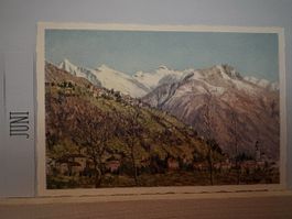 AK mit Kunst von E. Zuppinger