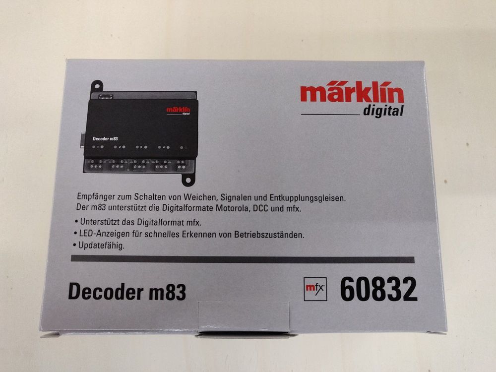 #26 Märklin 60832 Decoder m83 | Kaufen auf Ricardo