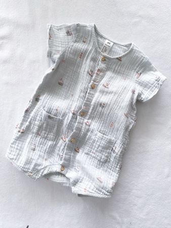 H&M baby romper, size 9M