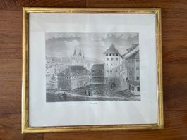 Orellfüssli-Stich  "Weinplatz" (Zürich)