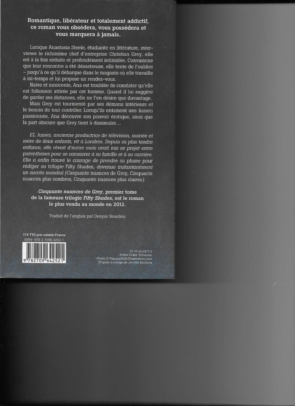 Libri: Cinquante nuances de Grey – Nuovo (secondo la descrizione) da Yverdon-les-Bains venduto da Monique6 1