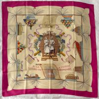 Carré Foulard Hermès 90x90 100% soie