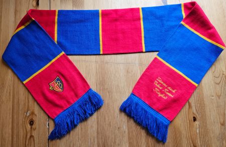 FC Basel Fan Schal Zämme Stark - Mitglied FCB Fussball