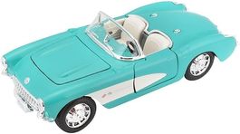 Modelauto  Chevrolet Corvette 1957 1:18  türkis/weißes