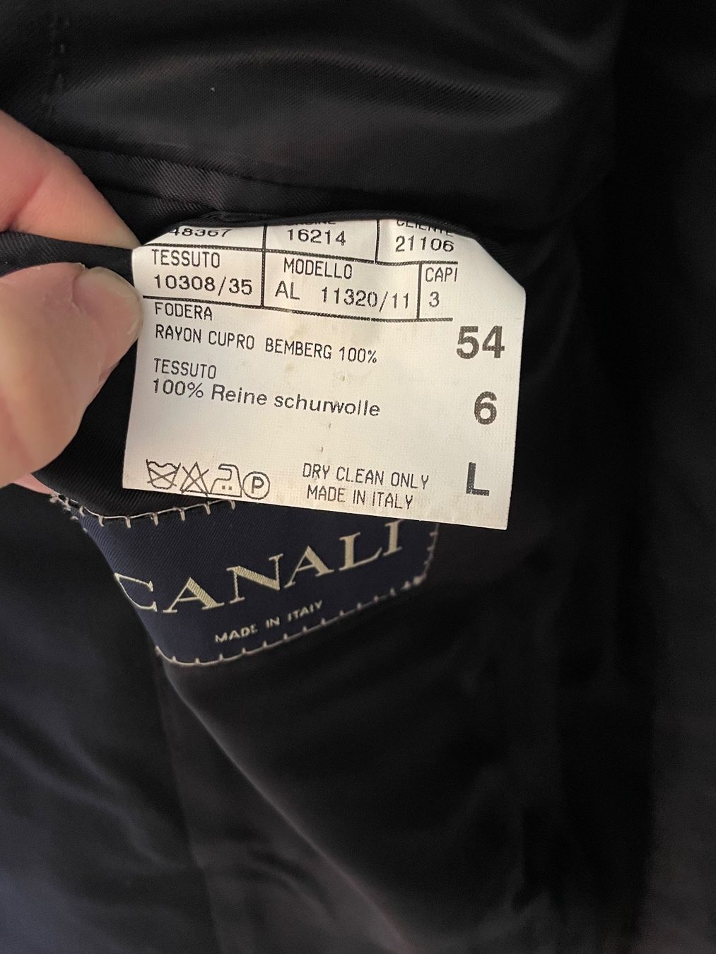 Completi: Blazer Herren Canali – Usato da Münchenstein venduto da mexxmishi 2
