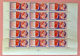 Briefmarken aus Sowjetunion Bogen 25. Kongress der Kommunist
