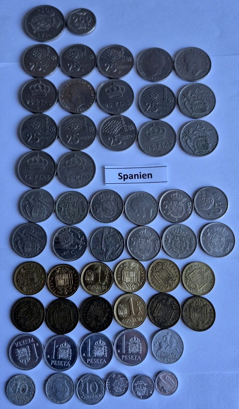 Tutti le monete: Europa Münzen  Spanien – Usato da Glattbrugg venduto da coronado03