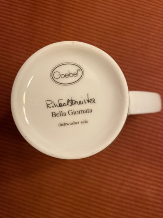 Tassen: Tasse R. Wachtmeister Katzenmotiv – Gebraucht aus Männedorf von Dorrii85 1