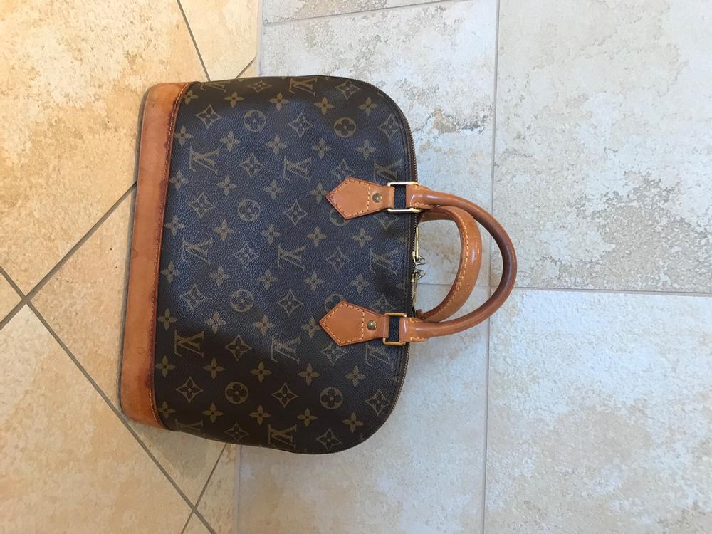 LOUIS VUITTON Damen Alma aus Leder in Braun