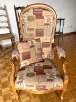 Sessel mit Zigarrenmotiv neu bezogen hochwertig