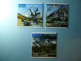 2014 Sondermarken Nationalpark Zernez ET Vollstempel