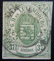 Luxemburg Kat. 10 gest. 1859 Kat. 250 Euro