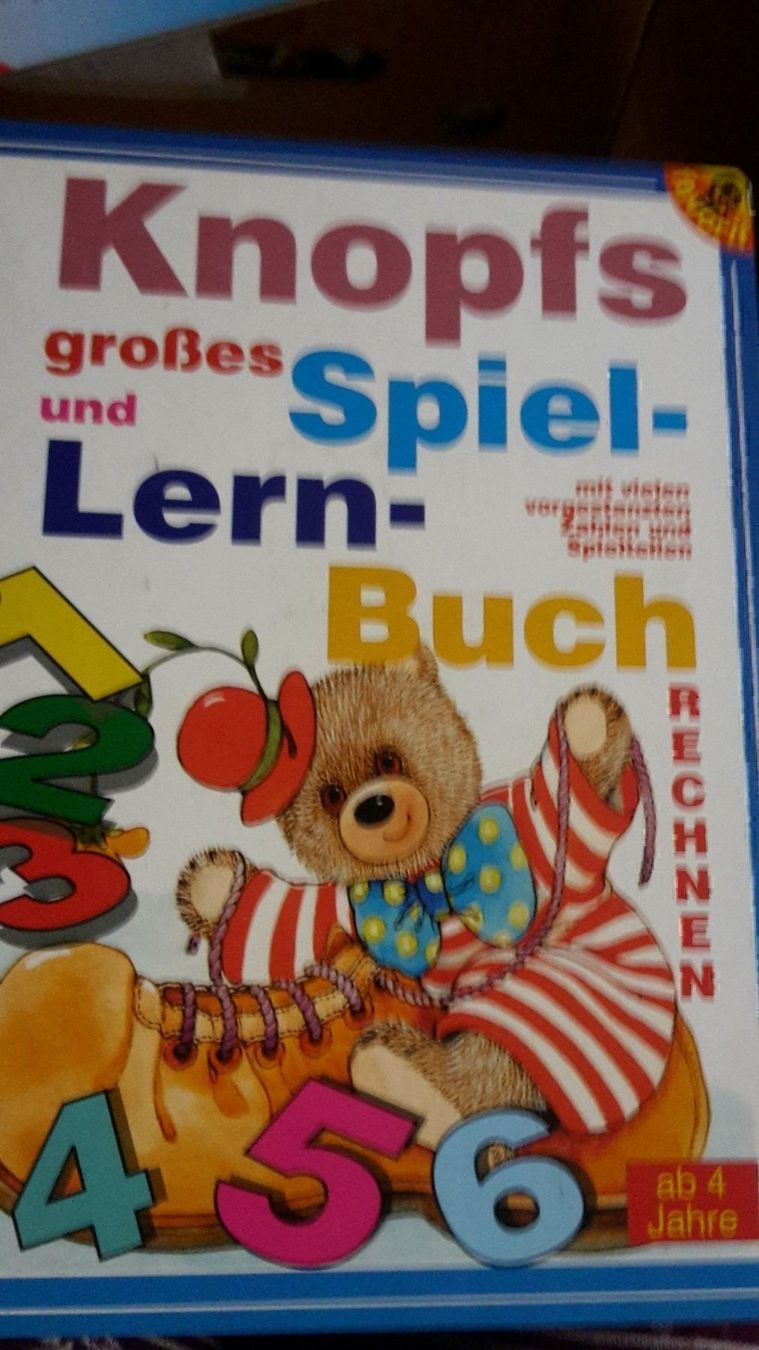 Libri: Knopfs Lern Spielbuch Rechnen – Nuovo (secondo la descrizione) da Schwarzenburg venduto da Flamingo07