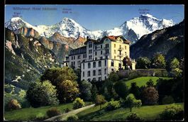 Wilderswyl, Hotel Schönbühl mit Eiger,