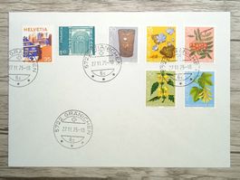 TR87 Enveloppe + Timbre Suisse 1975