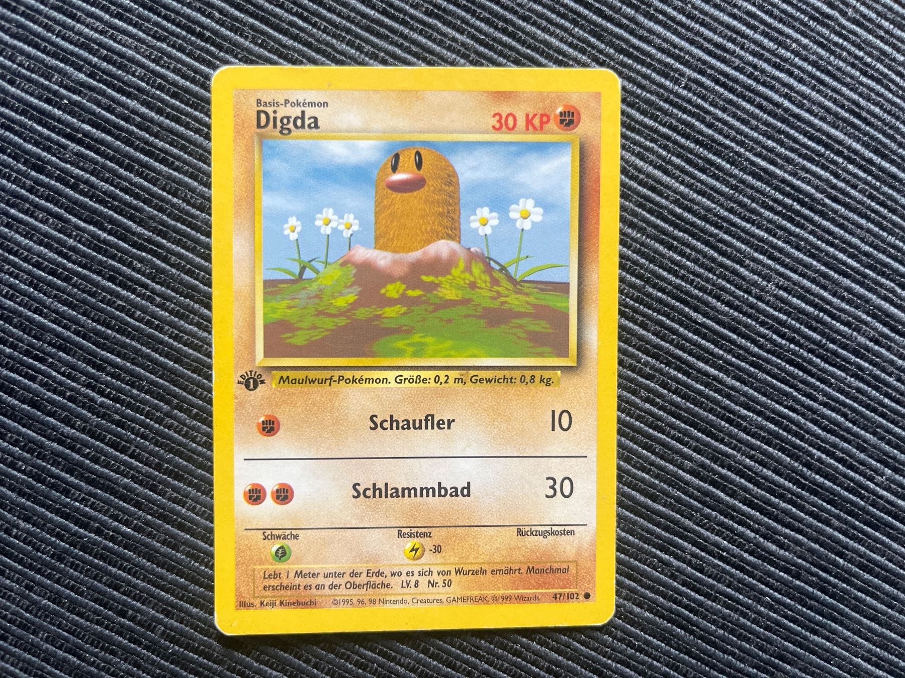 Pokémon Carte collezionabili: Pokemon Digda 1. Edition non holo Base Set – Usato da Wabern venduto da Collectfun