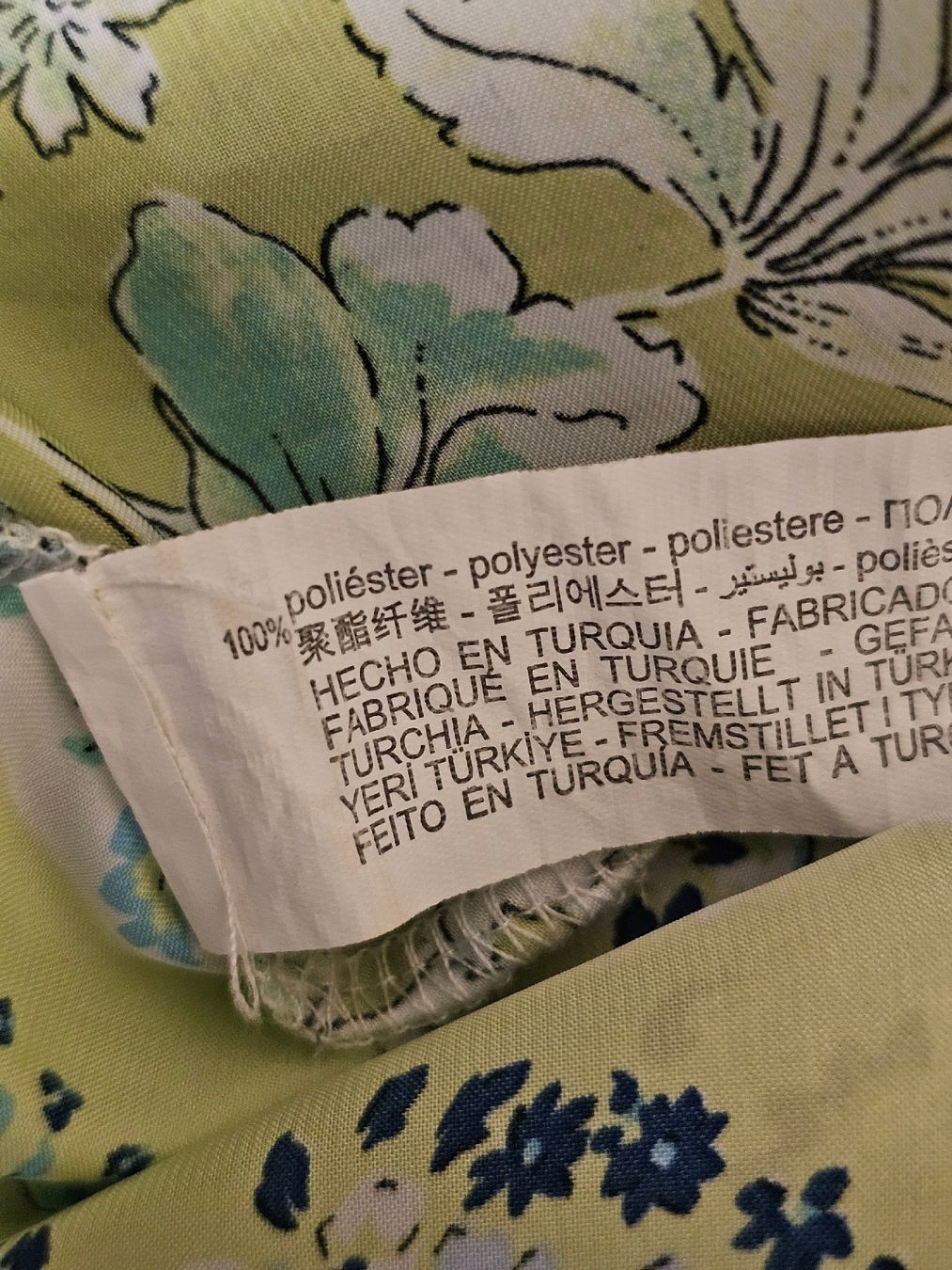 Zara Camicette: ZARA Damen Bluse Hemd Patchwork Print Gr. M Grün Blau Weiss – Usato da Urdorf venduto da ole_mrp9 7