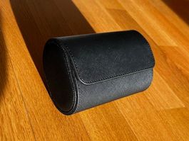 Elegante Uhrenrolle/Reiseetui für 2 Uhren