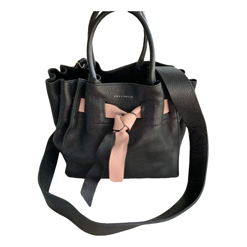 Coccinelle Taschen für Damen: Coccinelle Sac à main noir, cuir véritable – Gebraucht aus Morges von sandy069