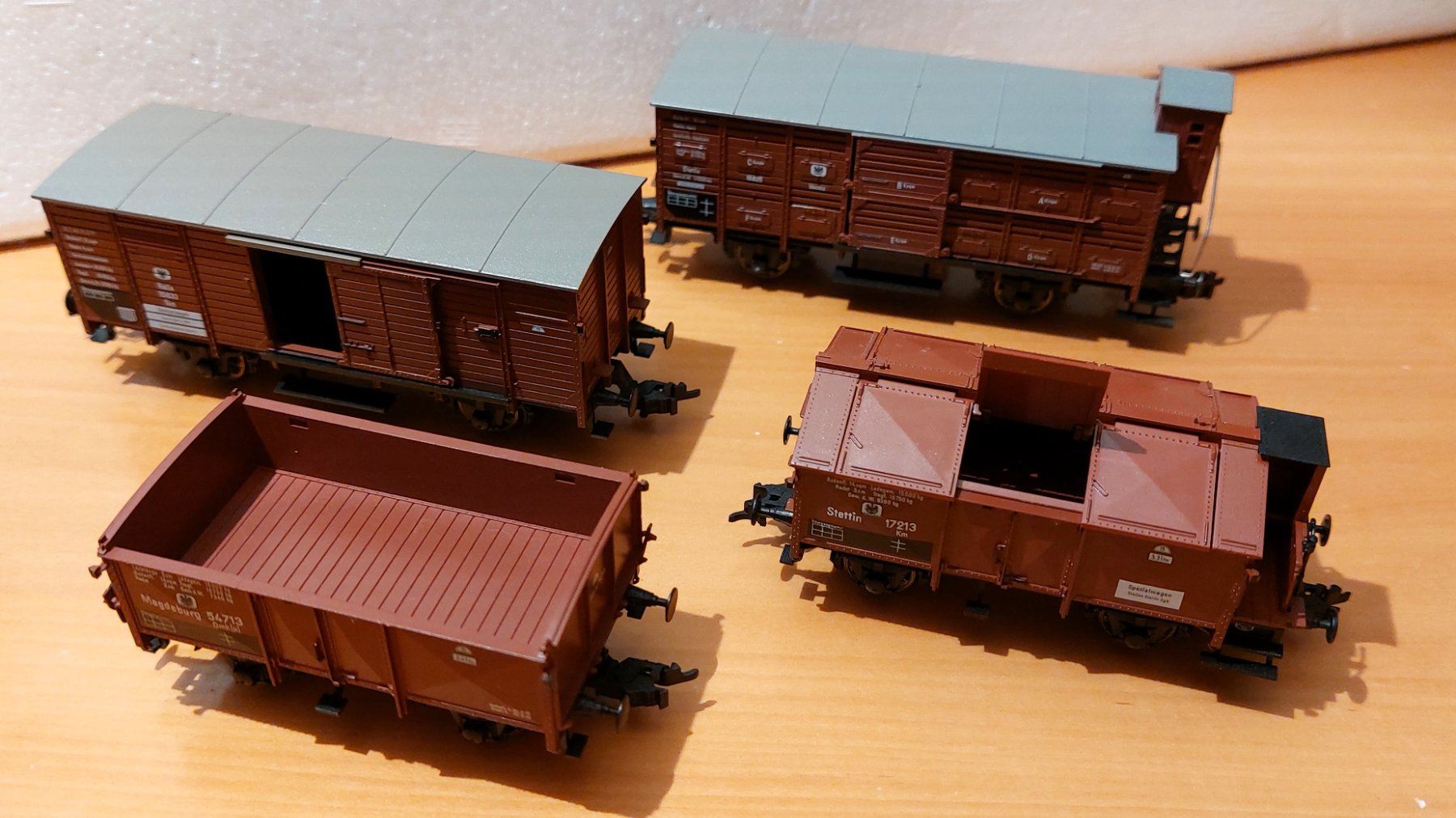 Fleischmann Modelleisenbahnen: Fleischmann 4883 - Dampfzug mit C4 der K.P.E.V. – Neu (gemäss Beschreibung) aus Rotkreuz von MOBAHN-1zu87 4