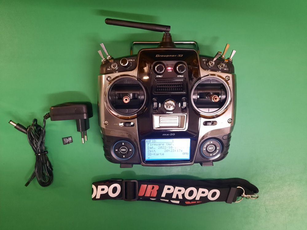 Graupner MX-16 Fernsteuerung – 2.4 GHz, 8 Kanäle, HoTT Technologie Mit Telemetrie Für Modellbau