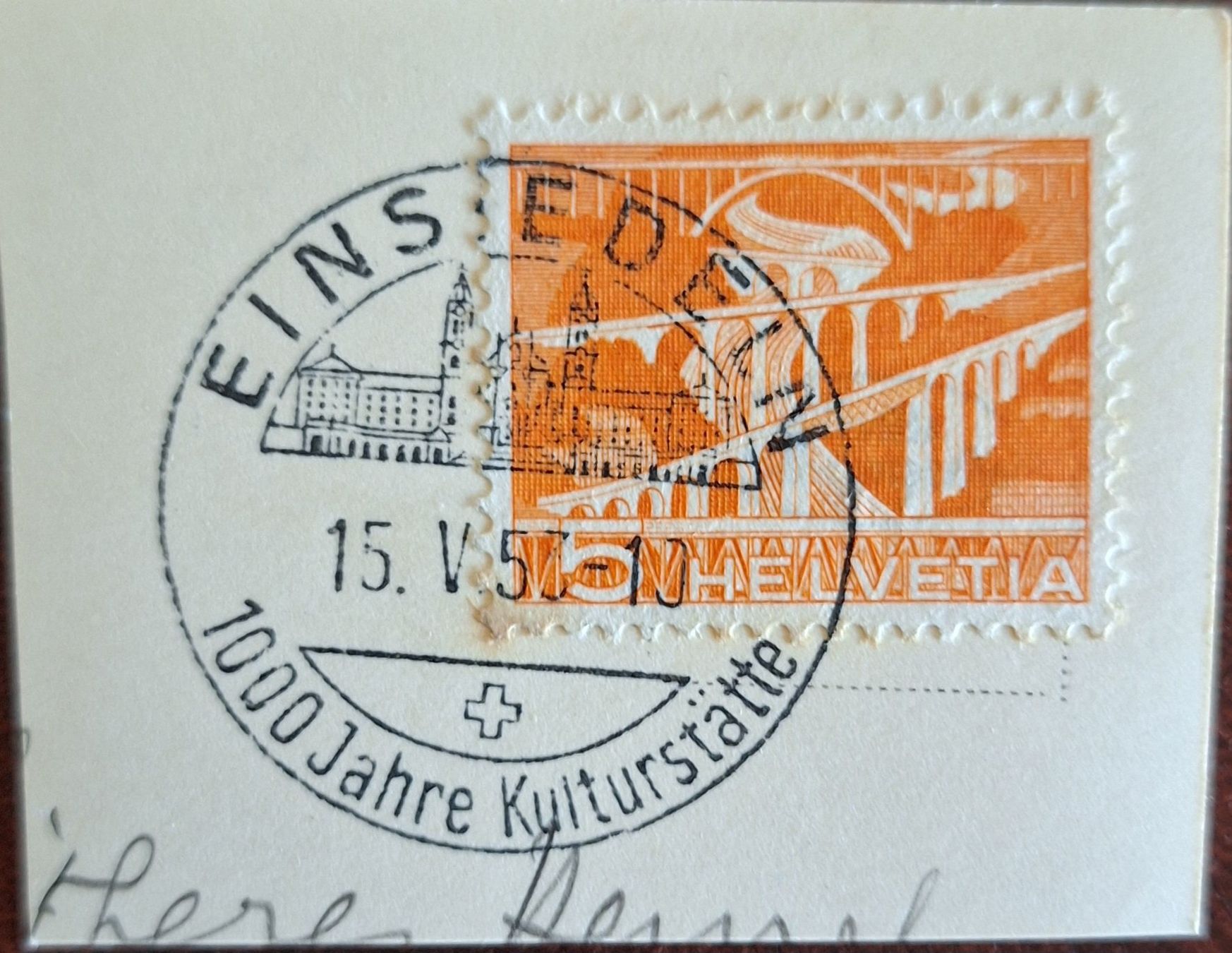 Tutti i francobolli: Satz Technik und Landschaft - Tampon Einsiedeln – Usato da Genève venduto da JLV01