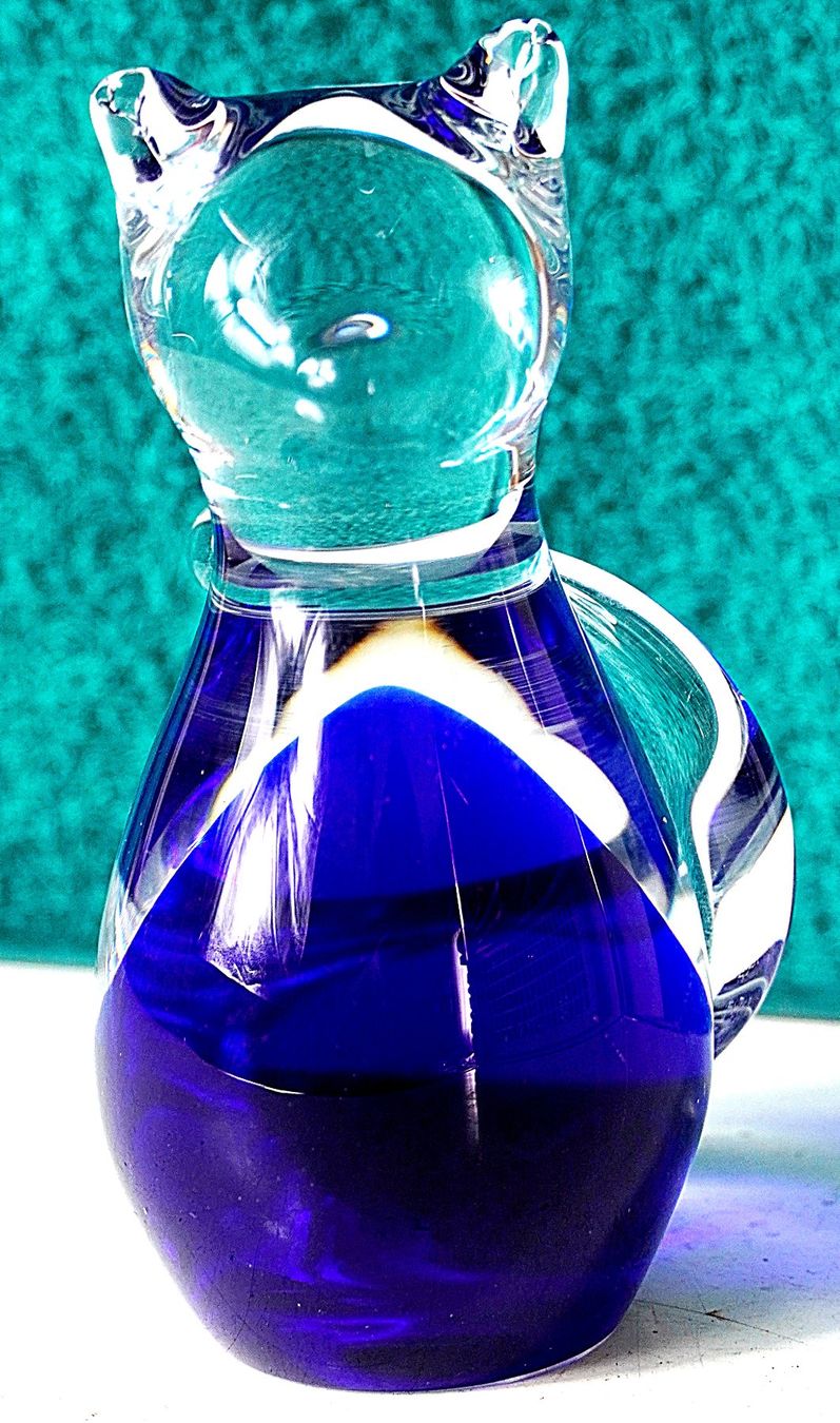 Murano Statuette: Glas Katze Murano – Usato da Baar venduto da 2cvbaar 3