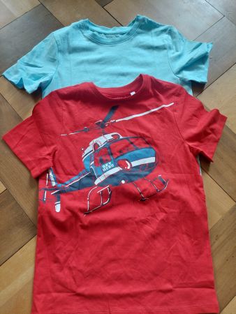 C&A T-Shirt-2-er-Set Hubschrauber Grösse 134