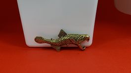 Dekorative Vintage Fisch Goldfarben - Top Zustand!