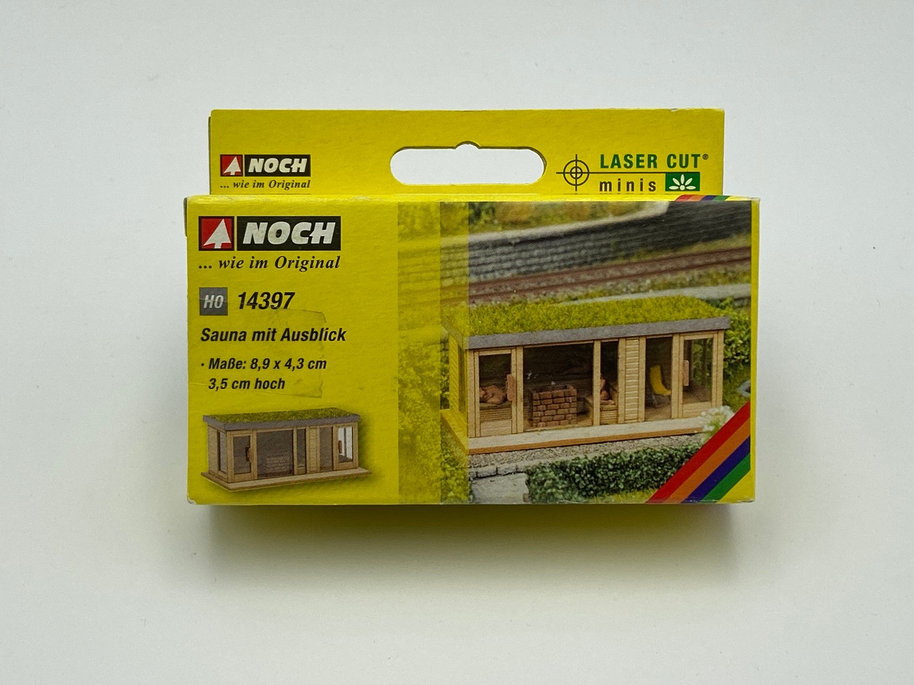 Noch Modellini di ferrovie: NOCH 14397 H0 Sauna mit Ausblick – Nuovo e nell'imballaggio originale da Neukirch a.d. Thur venduto da MoBa-Shop