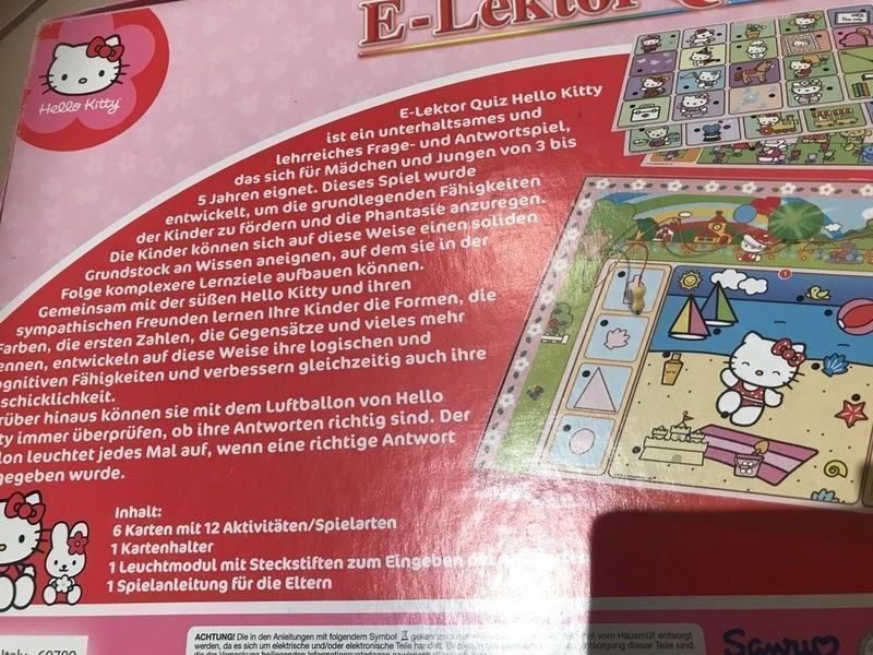 Giochi: Hello Kitty E-Lektor Quiz Lernspiel Clem – Usato da Bergdietikon venduto da antovale 3