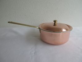 Kupfer Pfanne von SPRING Culinox mit Deckel, 18 cm Ø