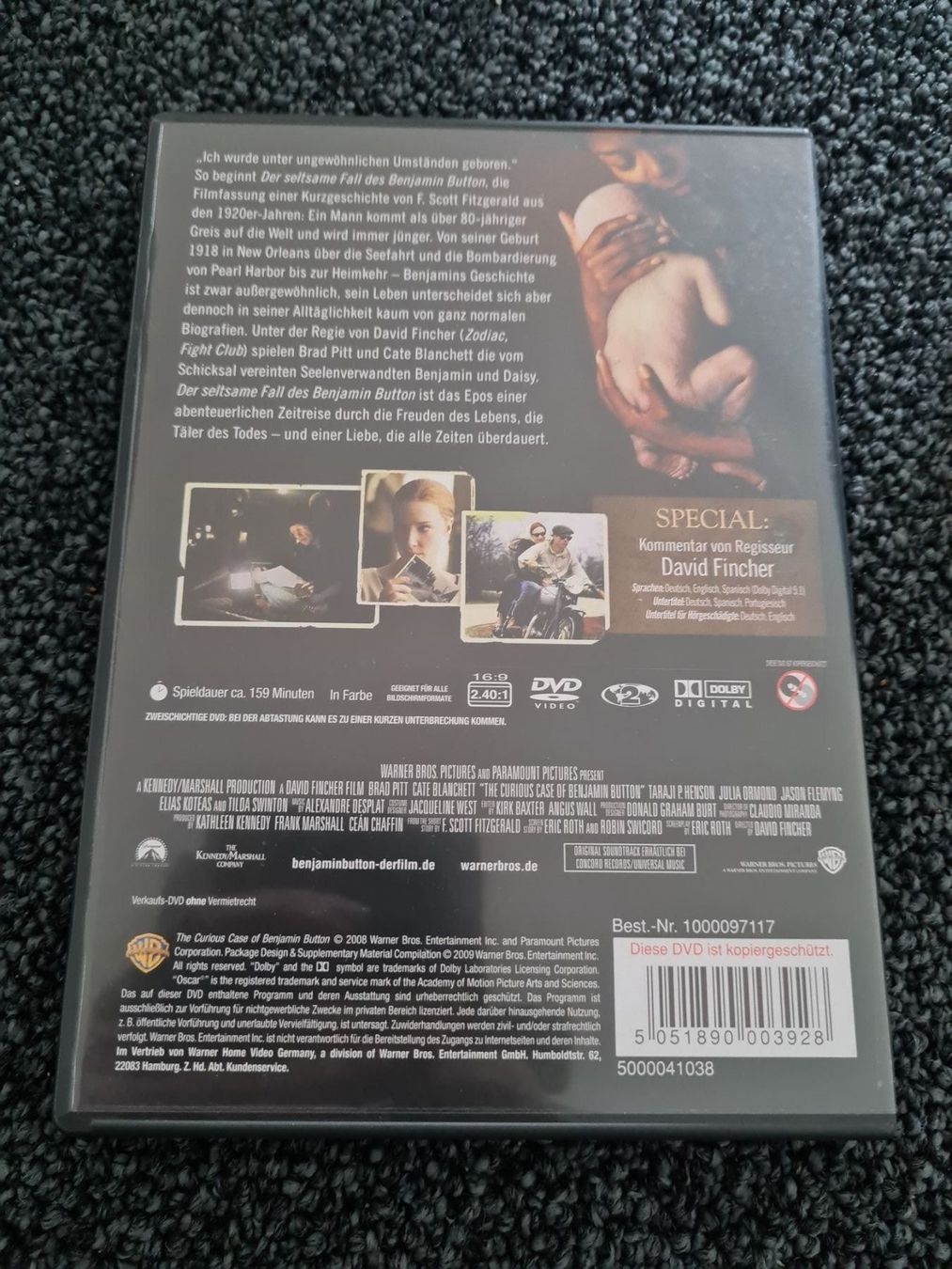 Tutti i DVDs: BENJAMIN BUTTON (6807) – Usato da Ruswil venduto da M71 1