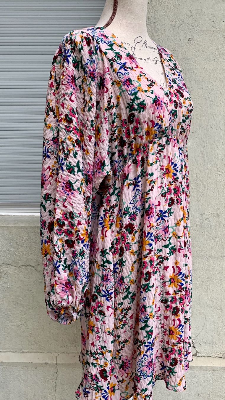 Promod Kleider: Superbe robe à fleurs PROMOD manches oversize amples t.M – Neu (gemäss Beschreibung) aus Martigny von only__you 4
