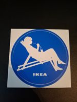 Vintage Rar Sticker Aufkleber IKEA Blau Wie Neu!