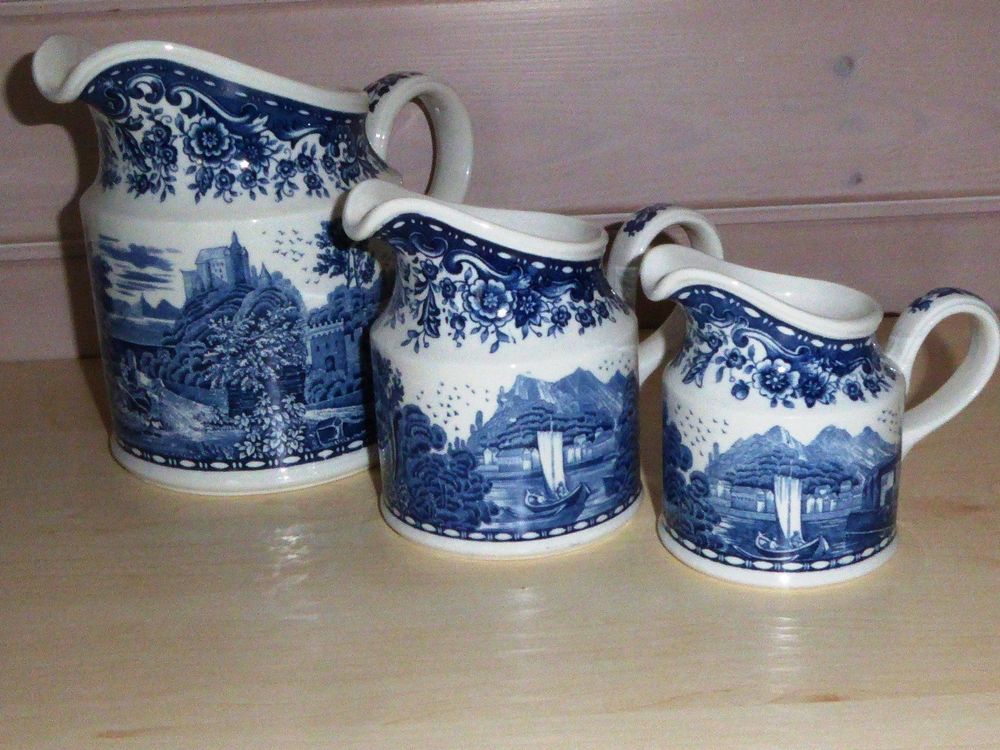 Soupière Villeroy & Boch Blue Castle – Porcelaine Bleue 20cm – Occasion Motif Château