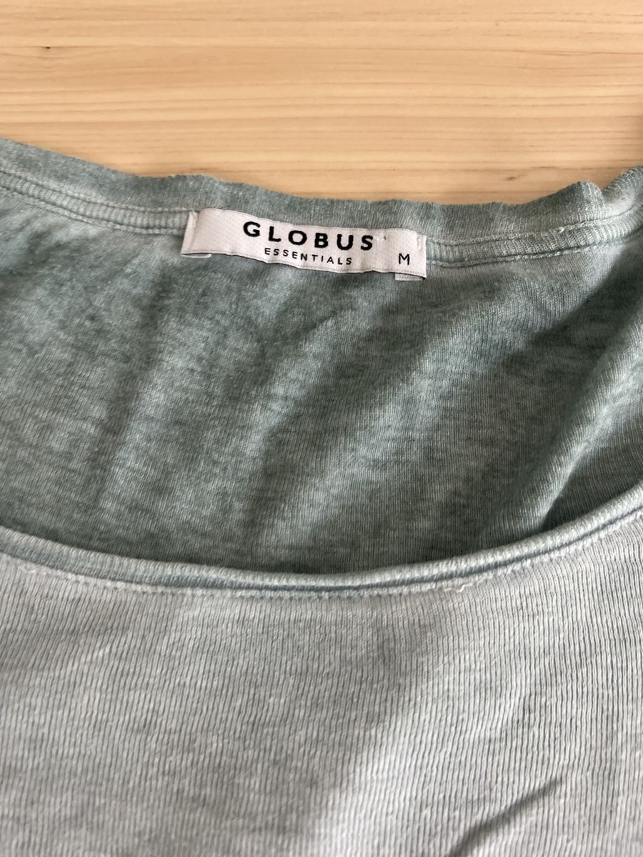 Globus T-Shirts: Globus Essentials Langarmshirt hellgrün Grösse M – Gebraucht aus Oberglatt ZH von dauerbrenner