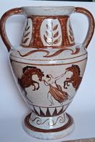 Grand vase en céramique, style grec antique, années 30/40