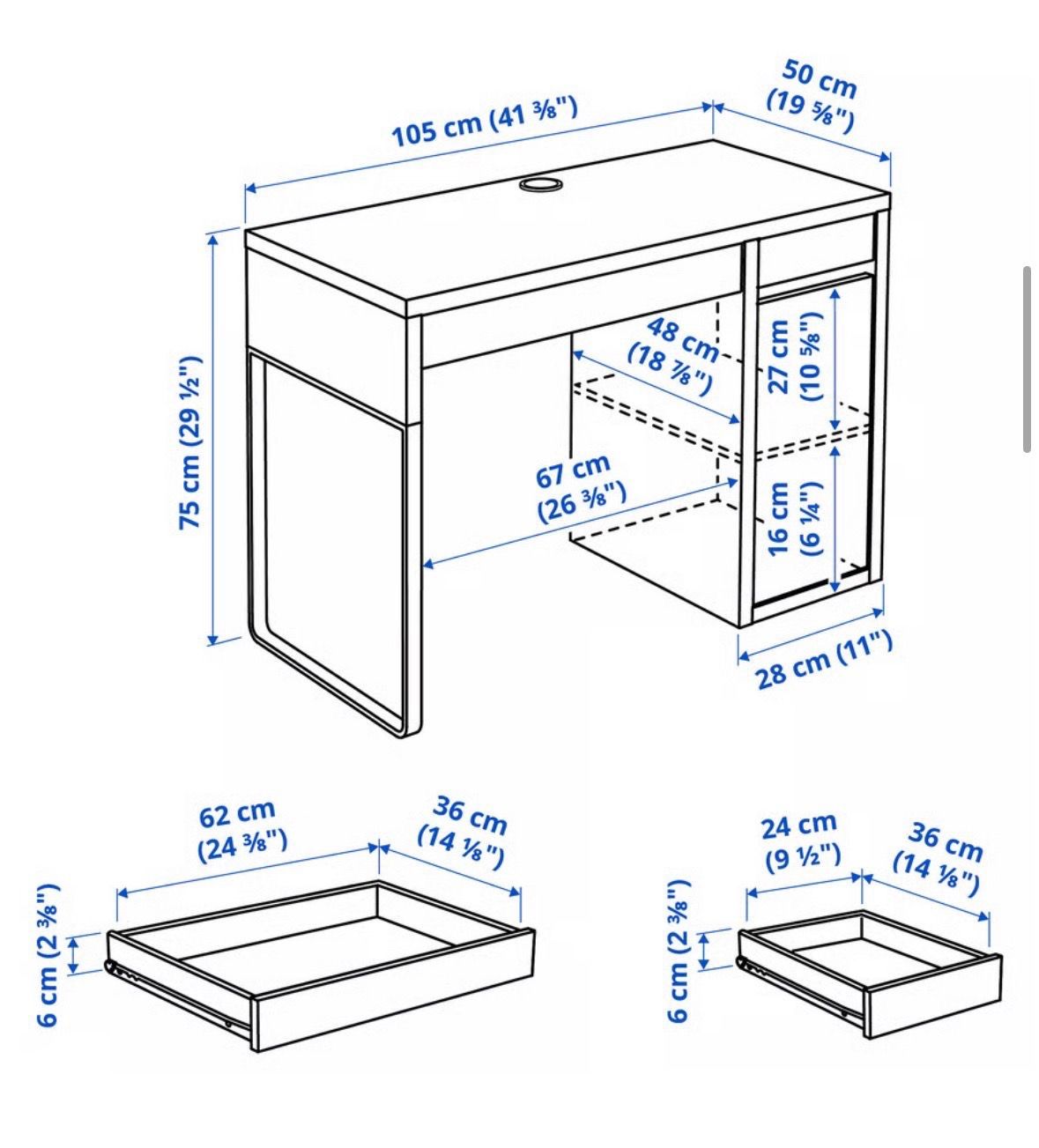Scrivanie: Schreibtisch und Stuhl Ikea – Usato da Kollbrunn venduto da bri_r8bt 6