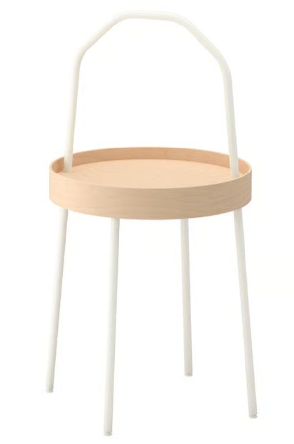 Ikea Tables: IKEA BURVIK Side Table (White with Handle) – D'occasion à Thalwil par min_8rgc
