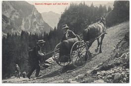 GEMMI-WAGEN auf der Fahrt