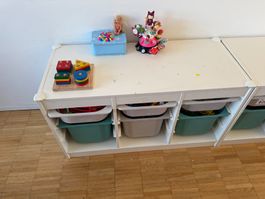 IKEA TROFAST Regal weiss 99×44×56 cm, ohne Boxen