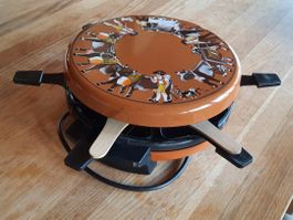 Raclette-Pfännli Retro Schweizer Motiv, 6 Personen SIGG