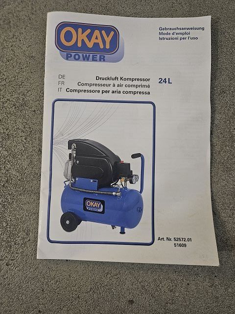 Compressori: Kompressor Okay Power 24 L – Usato da Wetzikon ZH venduto da voprar 3
