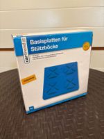 4 Stk. Cartrend Basisplatten für Stützböcke, Neuwertig