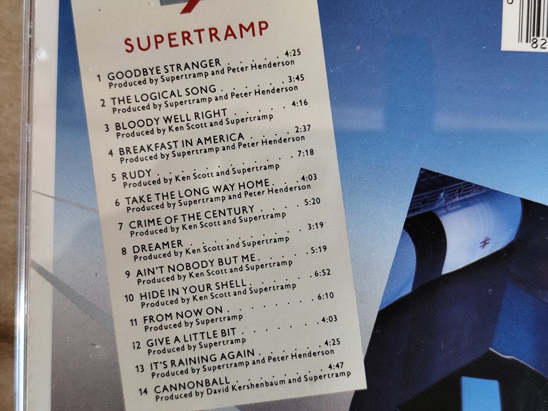 CD: SUPERTRAMP - THE AUTOBIOGRAPHY compilation 1986 A&M Records – Usato da Ermenswil venduto da easyric 3