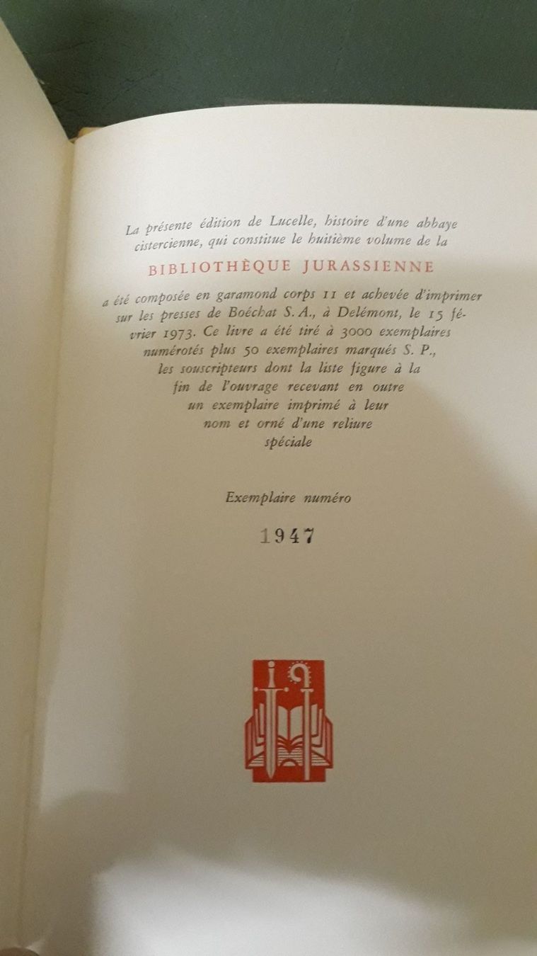 Libri: Histoire de Lucelle – Usato da Courrendlin venduto da Minus78 2